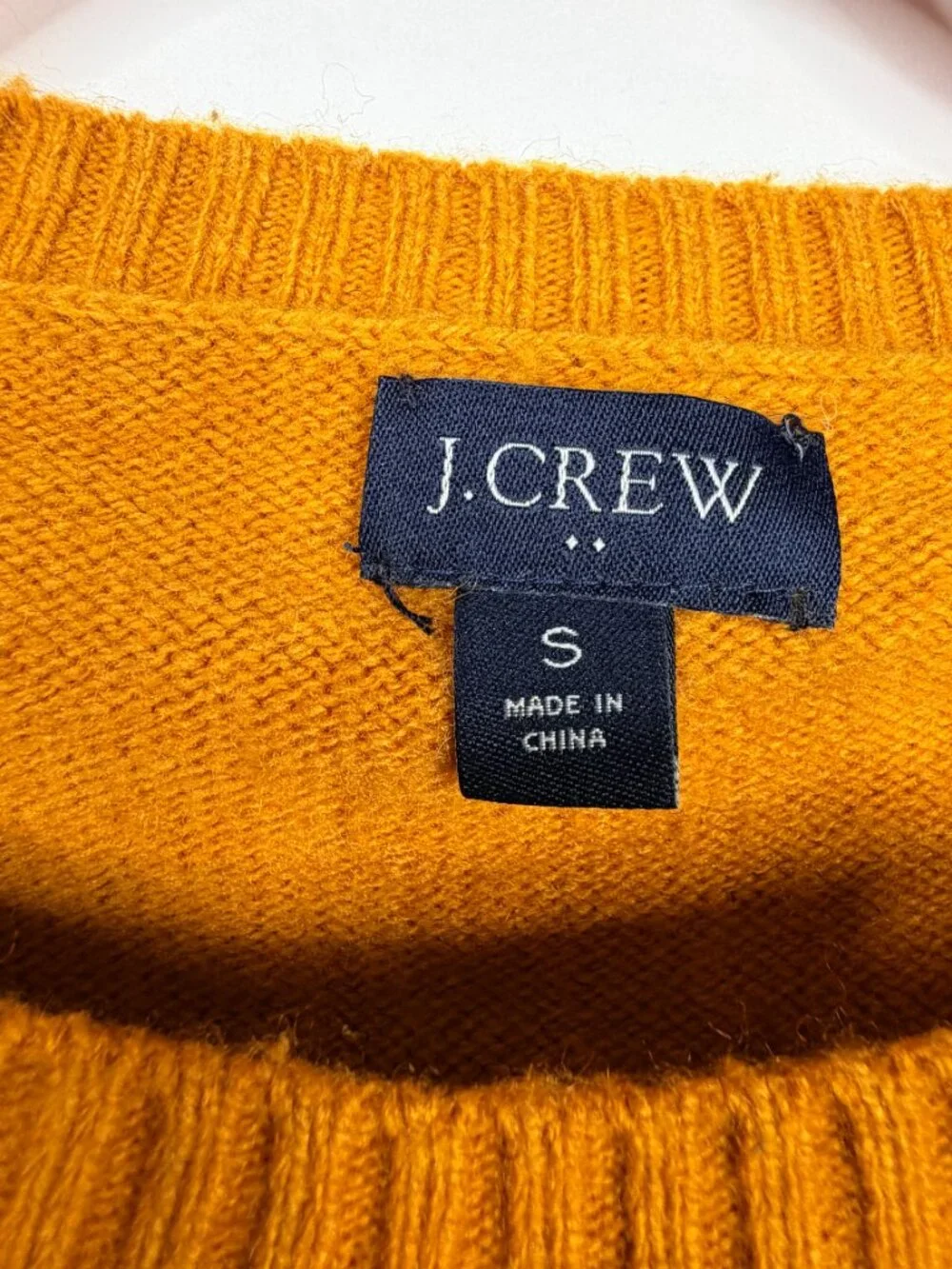 2/$30 J. Crew Crewneck Sweater Supersoft Lambswool Blend Golden Harvest #A2938